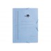 PASTA DE ELÁSTICOS LIDERPAPEL FOLIO COM ABAS AZUL