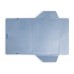 PASTA DE ELÁSTICOS LIDERPAPEL FOLIO COM ABAS AZUL