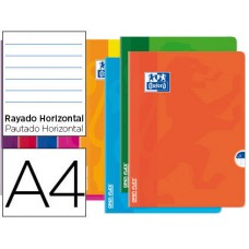 CADERNO AGRAFADO OXFORD OPENFLEX DIN A4 48F PAUTADO CORES SORTIDAS