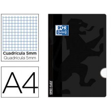 CADERNO AGRAFADO OXFORD OPENFLEX DIN A4 48F QUADRICULADO COR PRETO