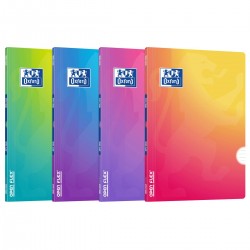 CADERNO AGRAFADO OXFORD OPENFLEX GRADIENT DIN A4 48F PAUTADO CORES SORTIDAS