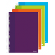 CADERNO ESPIRAL A4 CAPA DURA 120F 70G PAUTADO
