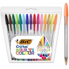 ESFEROGRÁFICA BIC CRISTAL MULTI COLOR (BLISTER C/15)