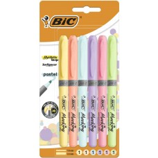 MARCADOR FLUORESCENTE BIC MARKING PASTEL (BLISTER C/6)